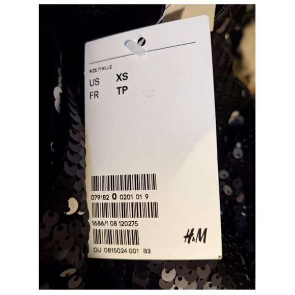 H&M Silver Sequin Cocktail Dress - Picture 6 of 6